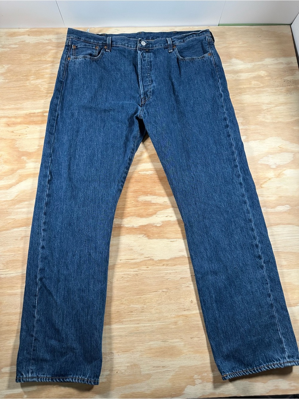 Levi's Premium Lot 501 Original Riveted Jeans W42 L32 Big E Trademark Tag